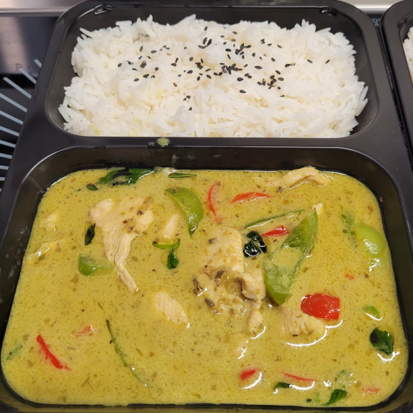 Curry vert au poulet