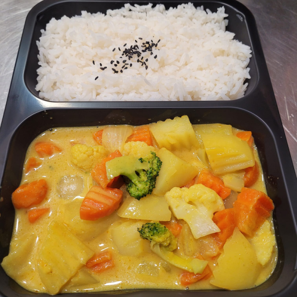 Curry jaune végétarien