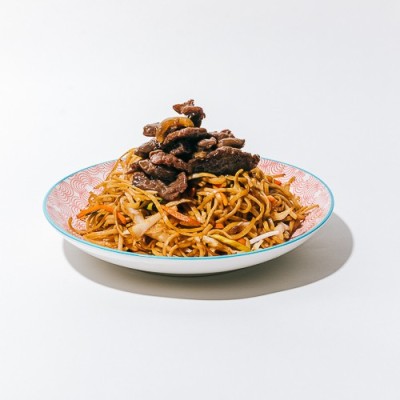 Nouilles sautées au boeuf