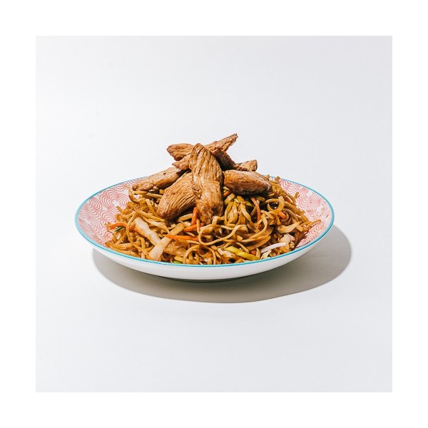 Nouilles sautées au poulet