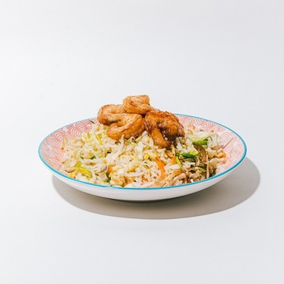 Riz sauté aux crevettes