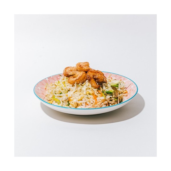 Fried rice with shrimps