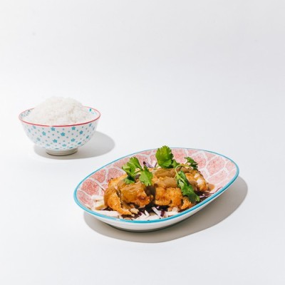 Poulet Katsu (Pané), sauce curry japonais