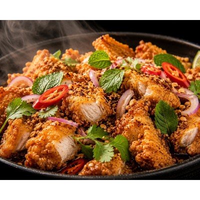 Yum Crispy Chicken Laab