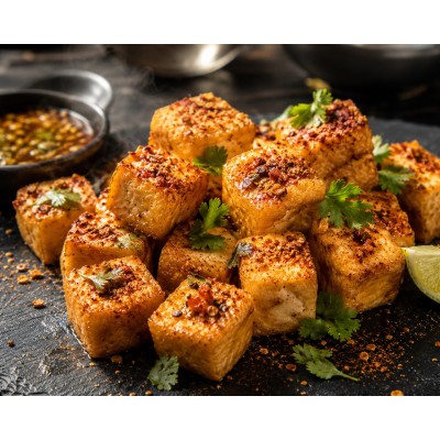 Crispy Spiced Tofu Laab