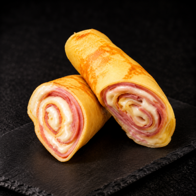 Crespelle Cotto e Formaggio